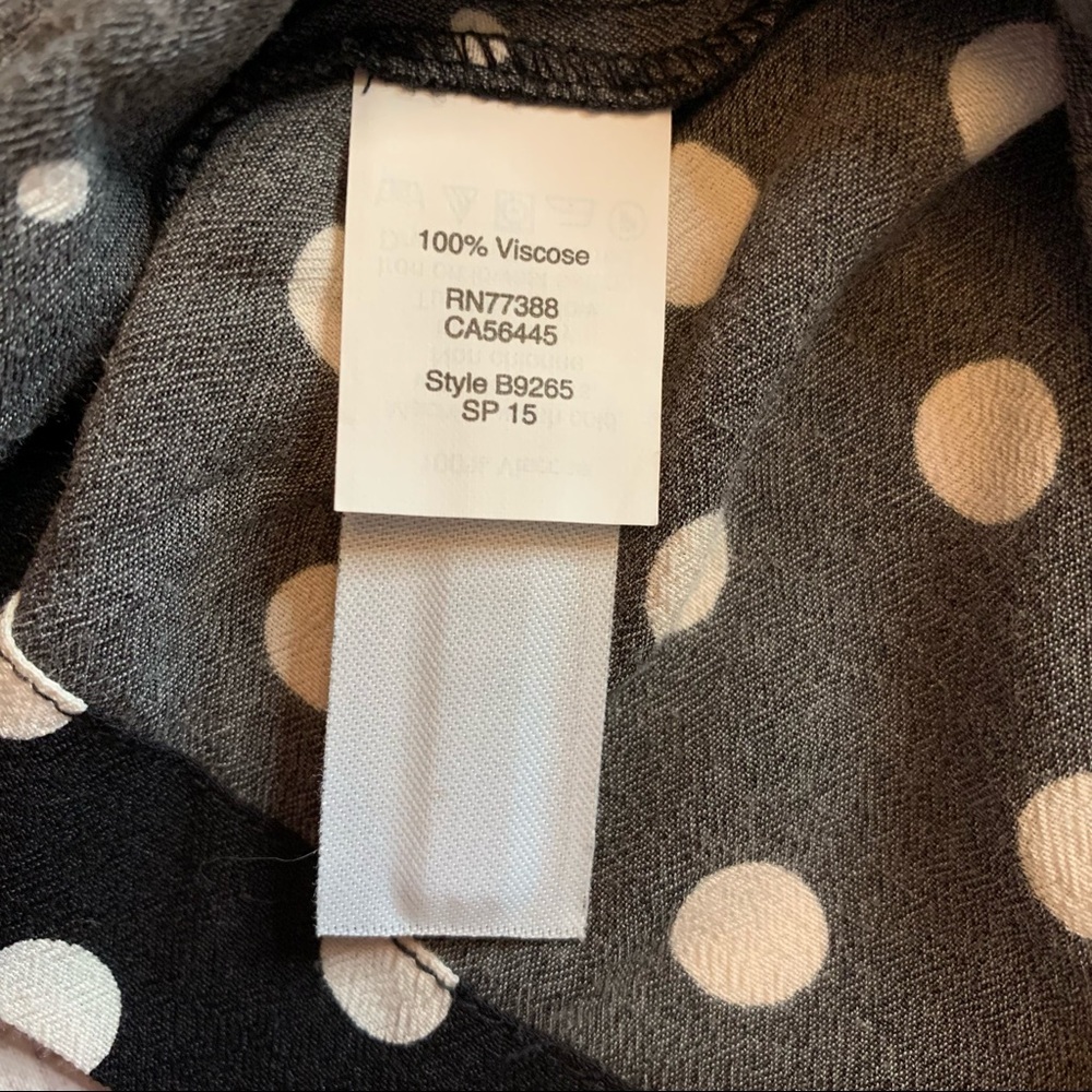 Madewell Mixed Polkadot Swing Tank Size 12 - Picture 6 of 7